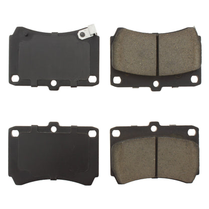 Centric Parts Disc Brake Pad Set C-Tek Semi-Metallic with Shims for 1994-1997 Ford Aspire, 1991-1996 Escort