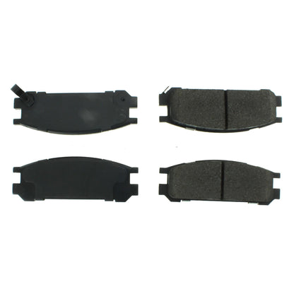 Centric Parts Disc Brake Pad Set Semi-Metallic with Shims for 1993-2000 Subaru Impreza Legacy SVX 102.04710