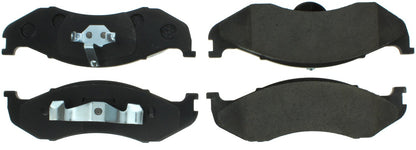 Centric Parts Disc Brake Pad Set Semi-Metallic with Shims for Jeep Cherokee 2001-1990 102.04770
