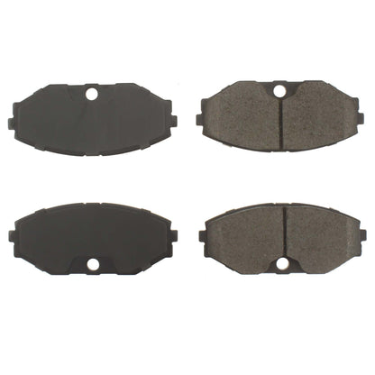Centric Parts Disc Brake Pad Set Semi-Metallic with Shims for 1995-2000 Infiniti Q45 102.04860