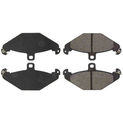 Centric Parts Disc Brake Pad Set Semi-Metallic with Shims for 1990-2004 Dodge Monaco Viper Eagle Premier Lotus Esprit Tesla Roadster 102.04910