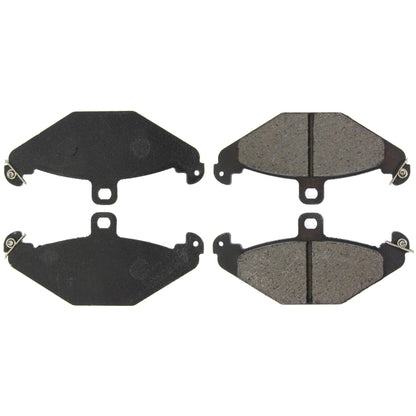 Centric Parts Disc Brake Pad Set Semi-Metallic with Shims for 1990-2004 Dodge Monaco Viper Eagle Premier Lotus Esprit Tesla Roadster 102.04910