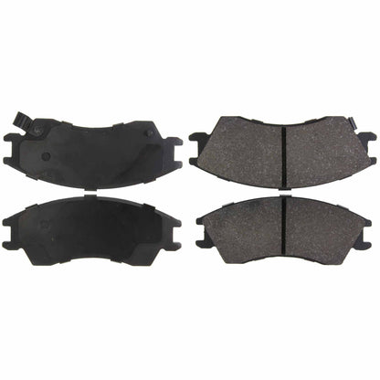 Centric Parts Disc Brake Pad Set Semi-Metallic with Shims for 1989-1994 Subaru Justy 102.04980