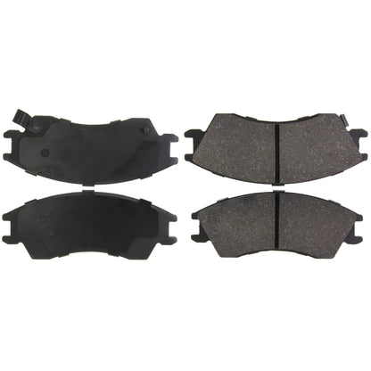 Centric Parts Disc Brake Pad Set Semi-Metallic with Shims for 1989-1994 Subaru Justy 102.04980