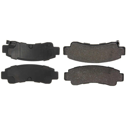 Centric Parts Disc Brake Pad Set Semi-Metallic with Shims for 1991-1996 Nissan NX Sentra Tsuru 102.05110