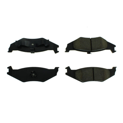 Centric Parts Disc Brake Pad Set Semi-Metallic with Shims for 1990-2010 Chrysler Models 102.05120