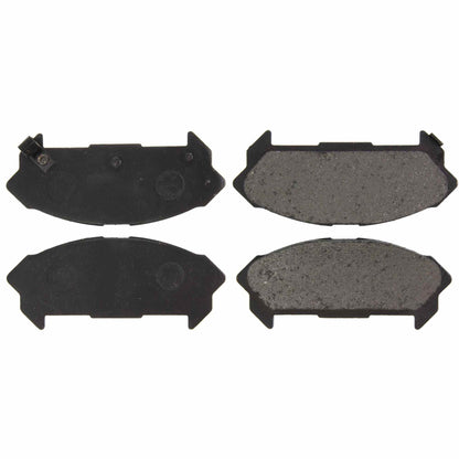 Centric Parts Disc Brake Pad Set Semi-Metallic with Shims for 1990-1993 Asuna Sunfire, Isuzu Impulse, Stylus 102.05150