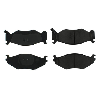 Centric Parts Disc Brake Pad Set Semi-Metallic with Shims for 1991-1995 Chrysler Daytona LeBaron Town & Country Dodge Caravan Grand Voyager Spirit Plymouth Acclaim 102.05220