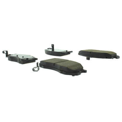Centric Parts Disc Brake Pad Set Semi-Metallic with Shims for 1989-1992 Lotus Esprit 1991-1997 Toyota Previa 102.05270
