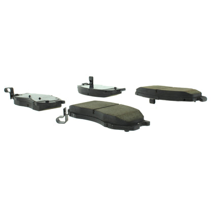 Centric Parts Disc Brake Pad Set Semi-Metallic with Shims for 1989-1992 Lotus Esprit 1991-1997 Toyota Previa 102.05270