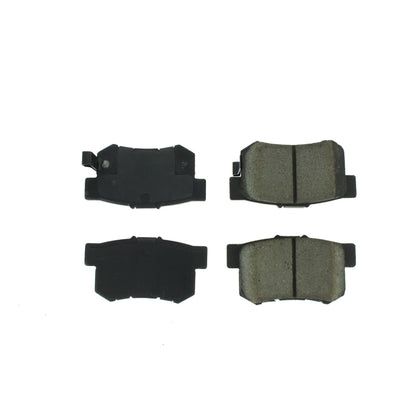 Centric Parts Disc Brake Pad Set Semi-Metallic with Shims for 2003-2012 Acura and Honda
