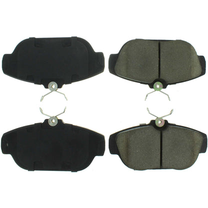 Centric Parts Disc Brake Pad Set Semi-Metallic with Shims for 1991-1998 Volvo 740/780/940/960/S90/V90 102.05420