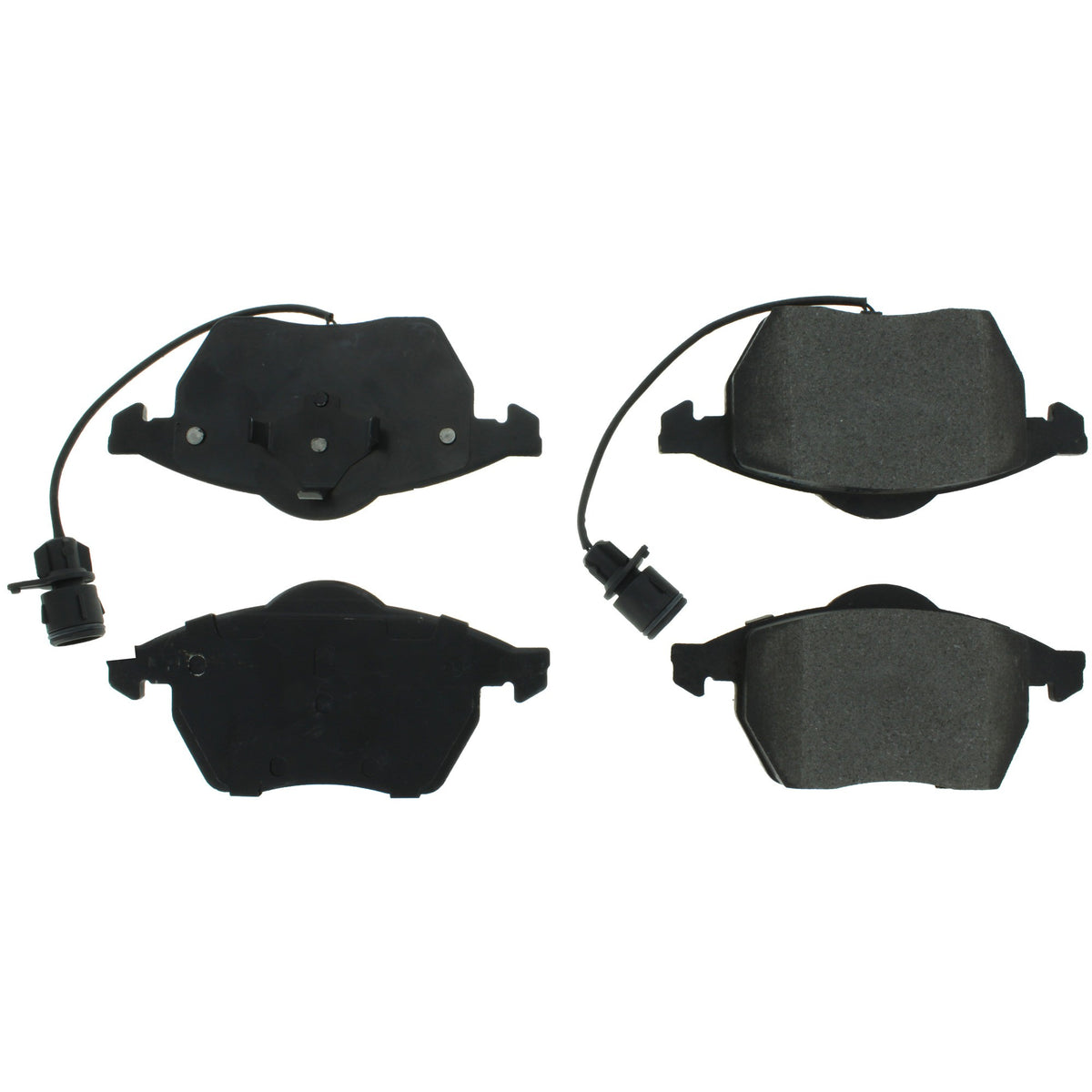 Centric Parts Disc Brake Pad Set Semi-Metallic with Shims for 1992-1994 Audi 100/100 Quattro and 1995-1998 Audi A6