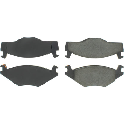 Centric Parts Disc Brake Pad Set Semi-Metallic with Shims for 1993-1985 Volkswagen Cabriolet 102.05690