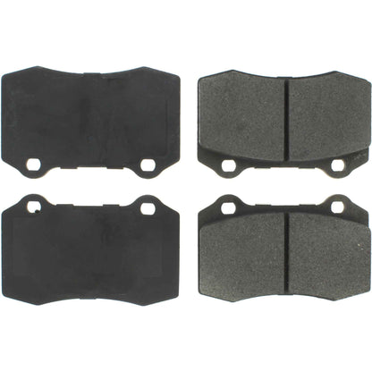 Centric Parts Disc Brake Pad Set Semi-Metallic with Shims for Dodge Viper 1992-2002 Ferrari 360 2000-2004 F430 2006 Ford Mustang 1994-2001 102.05920