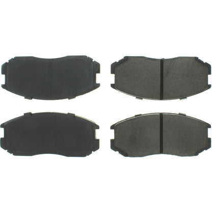 Centric Parts Disc Brake Pad Set Semi-Metallic with Shims for 1991-2000 Dodge Colt Eagle Summit Vista Mitsubishi Mirage Plymouth Colt 102.06020