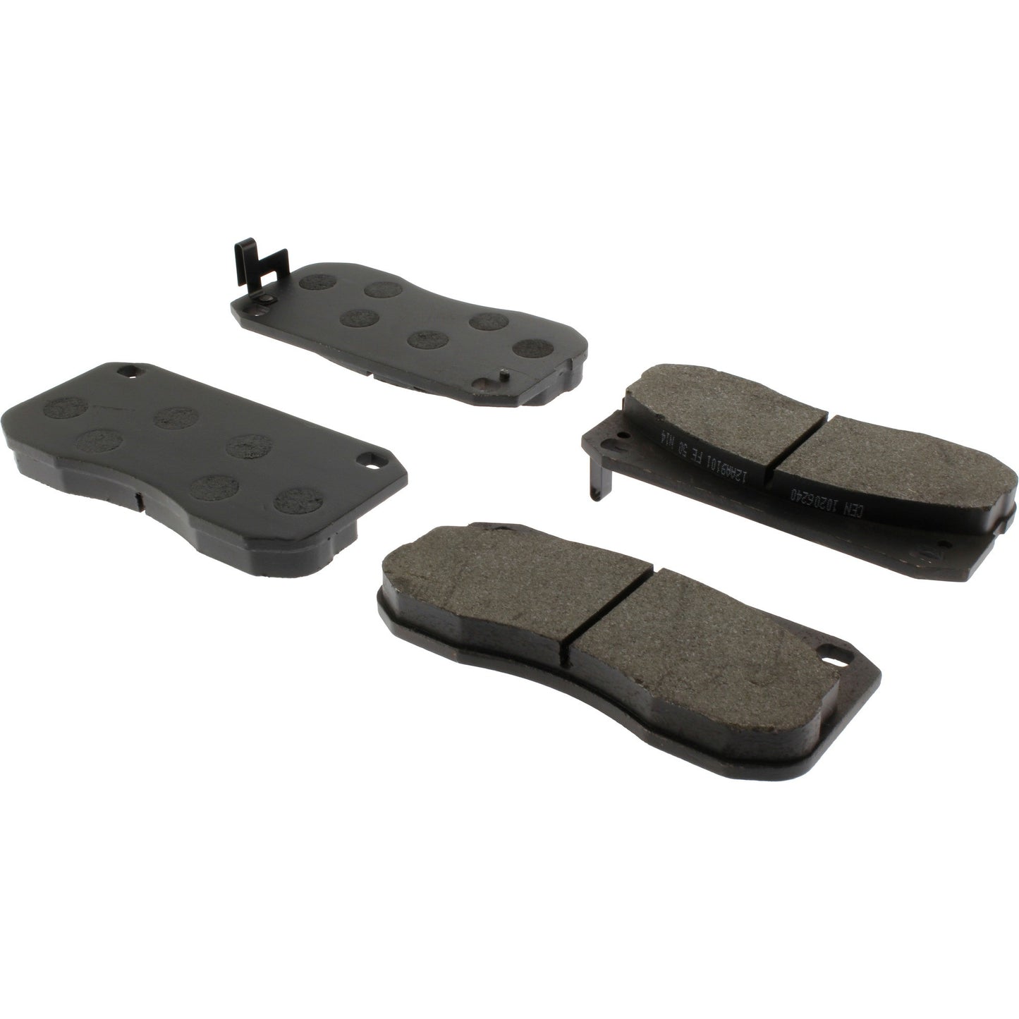 Centric Parts Disc Brake Pad Set Semi-Metallic with Shims for 1987-1988 Mitsubishi Fuso FE 102.06240