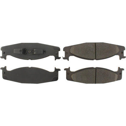 Centric Parts Disc Brake Pad Set Semi-Metallic with Shims for 1994-2003 Ford Bronco E-150 F-150 102.06320