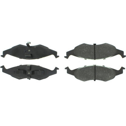 Centric Parts Disc Brake Pad Set Semi-Metallic with Shims for 1995-1996 Dodge Neon Plymouth Neon 102.06330