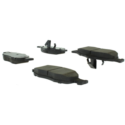 Centric Parts Disc Brake Pad Set Semi-Metallic Brake Pads with Shims for 1995-2000 Ford Contour Mystique 2002-1999 Mercury Cougar 102.06480