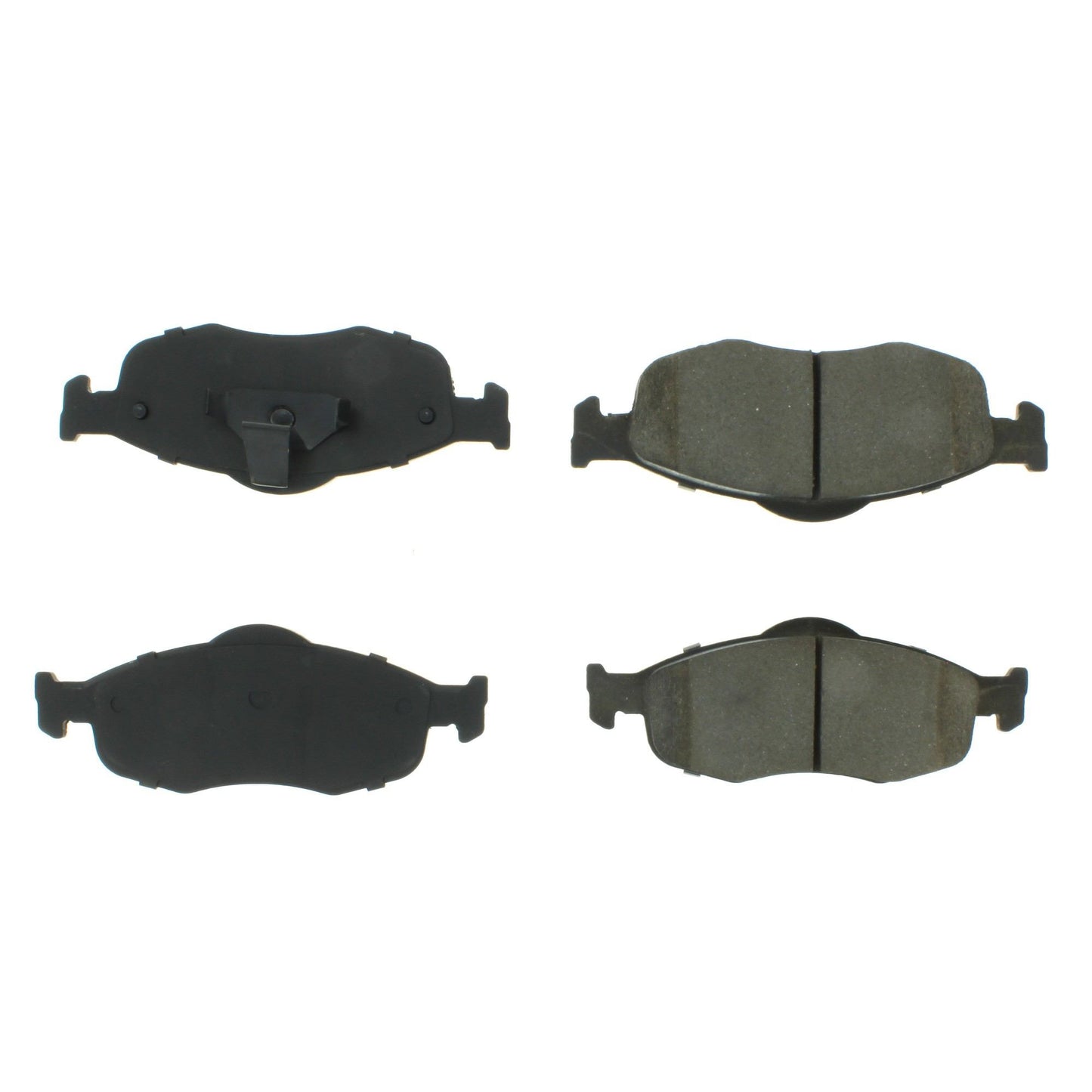 Centric Parts Disc Brake Pad Set Semi-Metallic Brake Pads with Shims for 1995-2000 Ford Contour Mystique 2002-1999 Mercury Cougar 102.06480