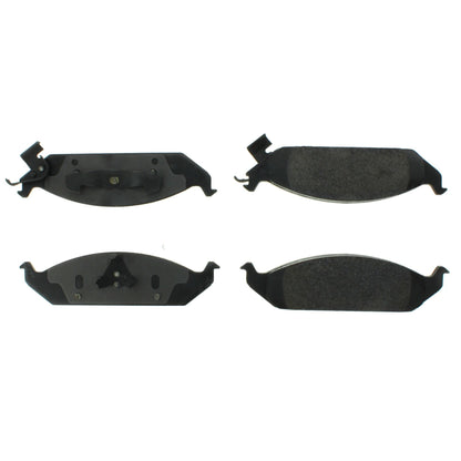 Centric Parts Disc Brake Pad Set Semi-Metallic with Shims for 2000-1995 Chrysler Cirrus 2000-1996 Sebring 2000-1995 Dodge Stratus 2000-1996 Plymouth Breeze 102.06500