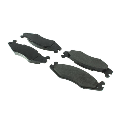 Centric Parts Disc Brake Pad Set Semi-Metallic with Shims for AM General Hummer 2001-1992, Hummer H1 2004-2002, H1 2006 102.06510