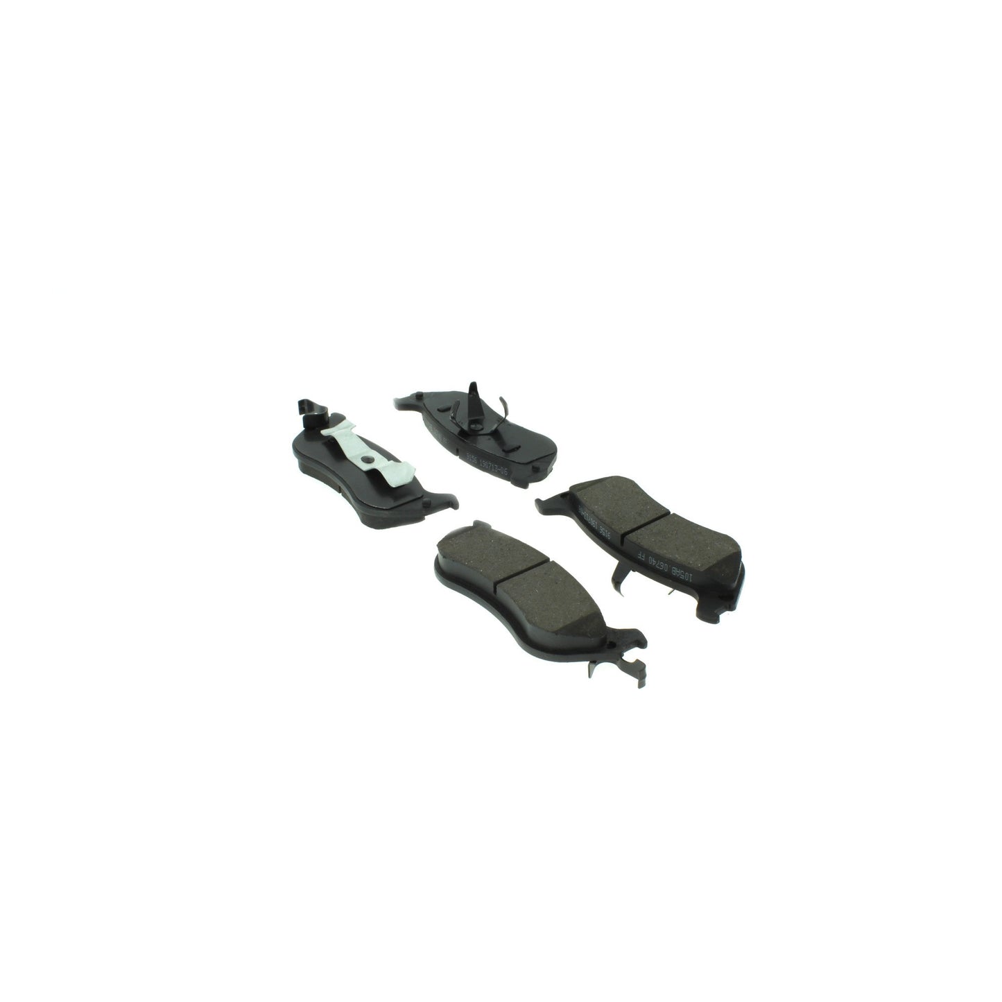 Centric Parts Disc Brake Pad Set Semi-Metallic with Shims for 1996-2002 Ford Crown Victoria Lincoln Town Car Mercury Grand Marquis 102.06740