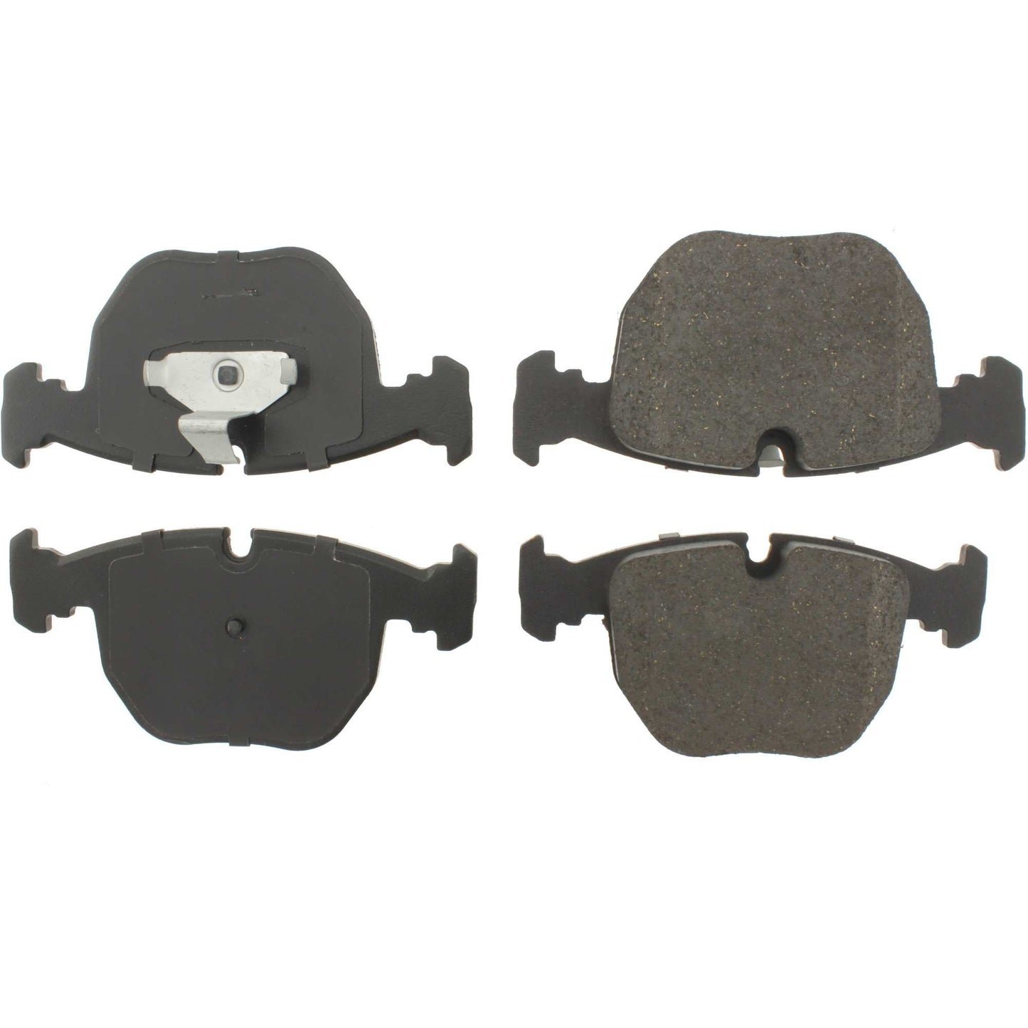 Centric Parts Disc Brake Pad Set Semi-Metallic with Shims for BMW 530i 2003-2001, 540i 2003-1997, 740i 1995, 740i 2001-1997, 740iL 2001-1995, M5 2003-2000, X5 2006-2000, Land Rover Range Rover 2005-2003 102.06810