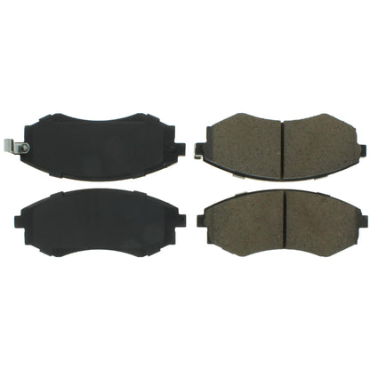 Centric Parts Disc Brake Pad Set Semi-Metallic with Shims for 1991-2006 Hyundai Elantra, Sonata and More 102.07000