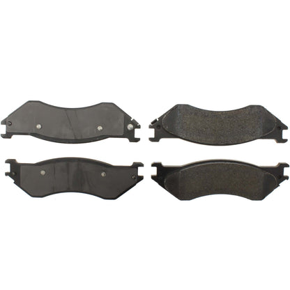 Centric Parts Disc Brake Pad Set Semi-Metallic with Shims for Dodge B1500 1998-2003, Ram 1500 2000-2006, Ford F-150 1997-2003 102.07020