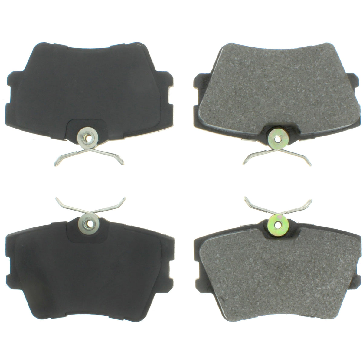 Centric Parts Disc Brake Pad Set Semi-Metallic with Shims for Renault Trafic 2008-2014 Volkswagen EuroVan 1996-1999 2004 2006-2009 102.07060