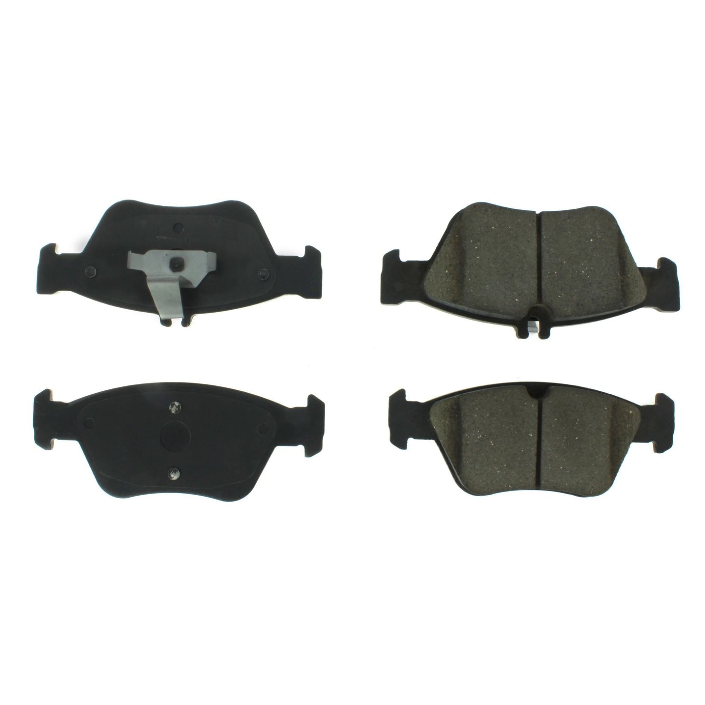 Centric Parts Disc Brake Pad Set Semi-Metallic with Shims for 1996-2000 Mercedes-Benz C230 C280 E300 SLK200 SLK230 102.07100