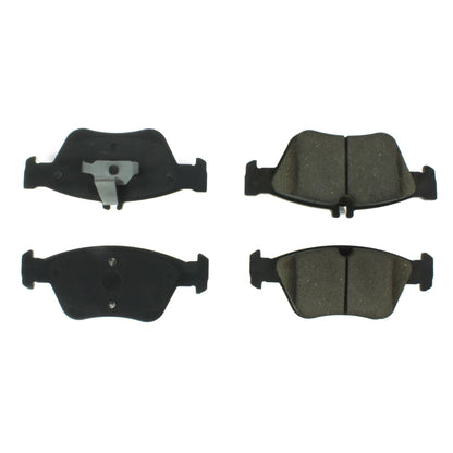 Centric Parts Disc Brake Pad Set Semi-Metallic with Shims for 1996-2000 Mercedes-Benz C230 C280 E300 SLK200 SLK230 102.07100