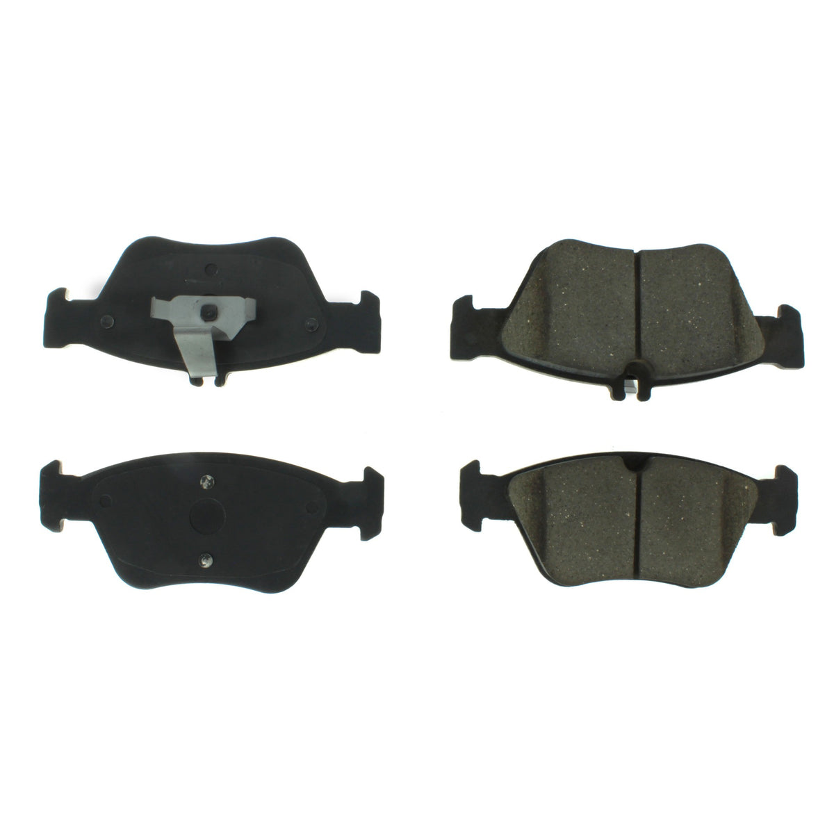 Centric Parts Disc Brake Pad Set Semi-Metallic with Shims for 1996-2000 Mercedes-Benz C230 C280 E300 SLK200 SLK230 102.07100