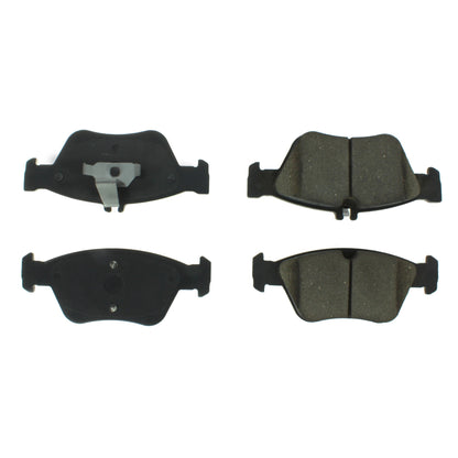 Centric Parts Disc Brake Pad Set Semi-Metallic with Shims for 1996-2000 Mercedes-Benz C230 C280 E300 SLK200 SLK230 102.07100