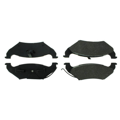Centric Parts Disc Brake Pad Set Semi-Metallic with Shims for 1995-2002 Chrysler Grand Voyager Town & Country Dodge Grand Caravan Plymouth Grand Voyager 102.07150