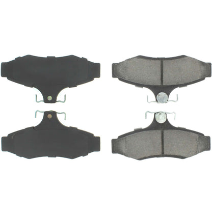 Centric Parts Disc Brake Pad Set Semi-Metallic with Shims for 1999-2002 Daewoo Leganza Nubira Mitsubishi Diamante 102.07240