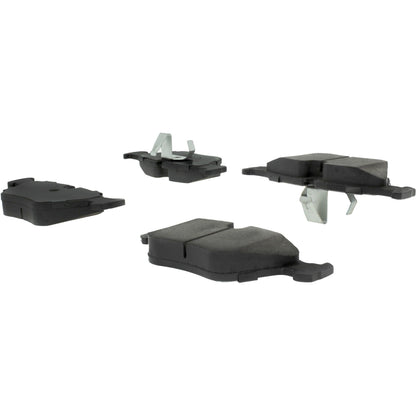Centric Parts Disc Brake Pad Set Semi-Metallic with Shims for BMW 330i 2007, 525i 2003-2001, 525i 2010-2008, 528i 2000-1996 102.07250