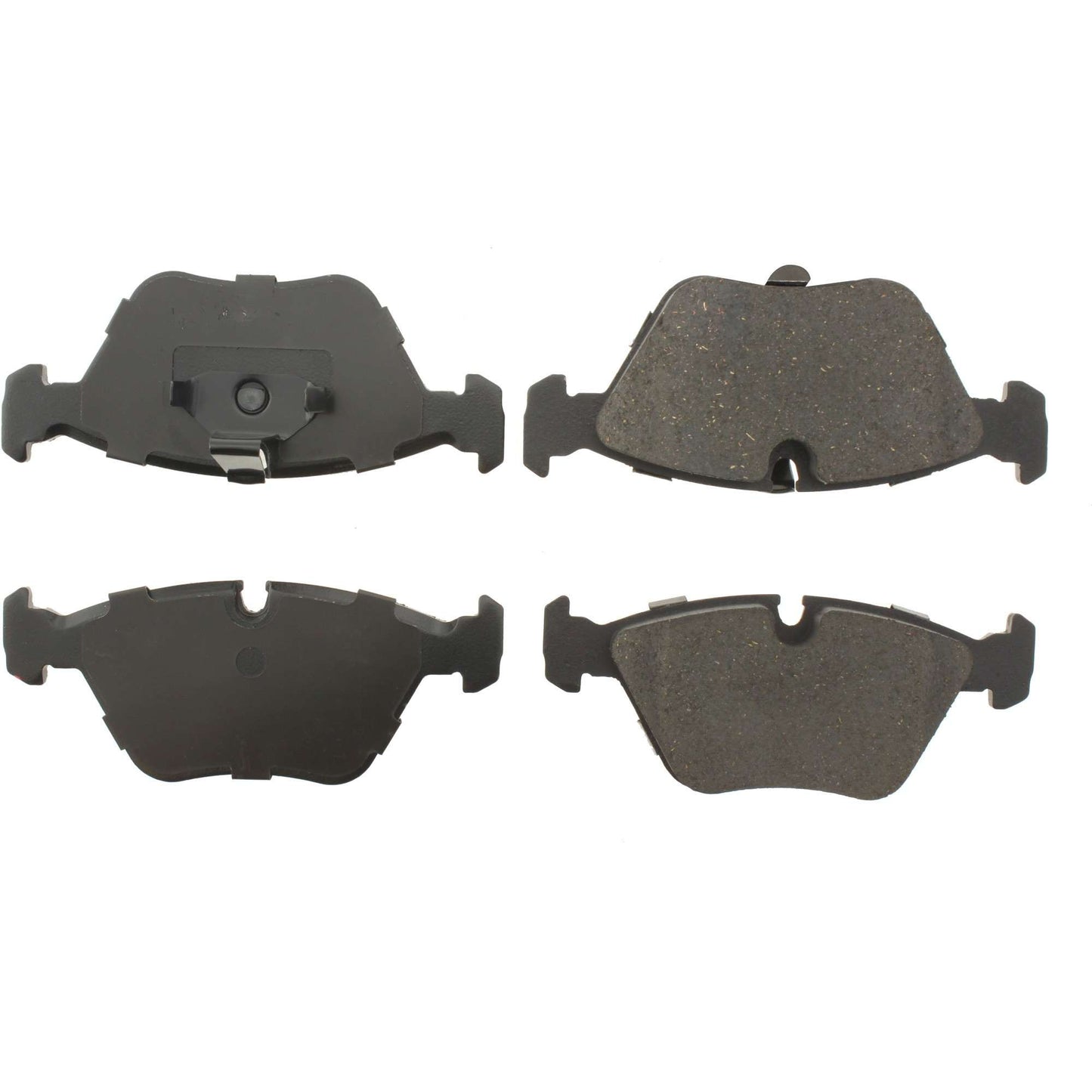 Centric Parts Disc Brake Pad Set Semi-Metallic with Shims for BMW 330i 2007, 525i 2003-2001, 525i 2010-2008, 528i 2000-1996 102.07250