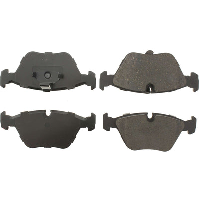 Centric Parts Disc Brake Pad Set Semi-Metallic with Shims for BMW 330i 2007, 525i 2003-2001, 525i 2010-2008, 528i 2000-1996 102.07250