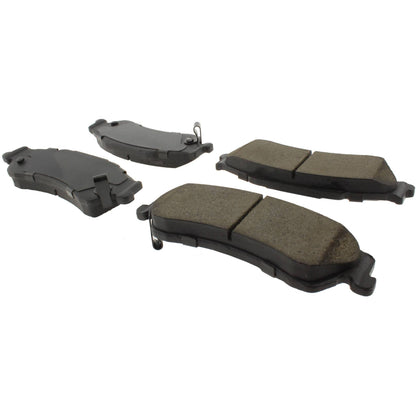 Centric Parts Disc Brake Pad Set Semi-Metallic with Shims for 1997-2005 Chevrolet Blazer, 1998-2004 S10, 1997-2005 GMC Jimmy, 1998-2004 Sonoma, 1998-2000 Isuzu Hombre, 1997-2001 Oldsmobile Bravada 102.07290