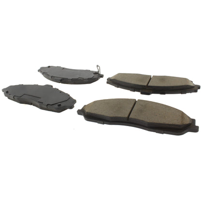Centric Parts Disc Brake Pad Set Semi-Metallic with Shims for 2004-2009 Cadillac XLR, 1997-2013 Chevrolet Corvette, 2005-2006 Pontiac GTO 102.07310