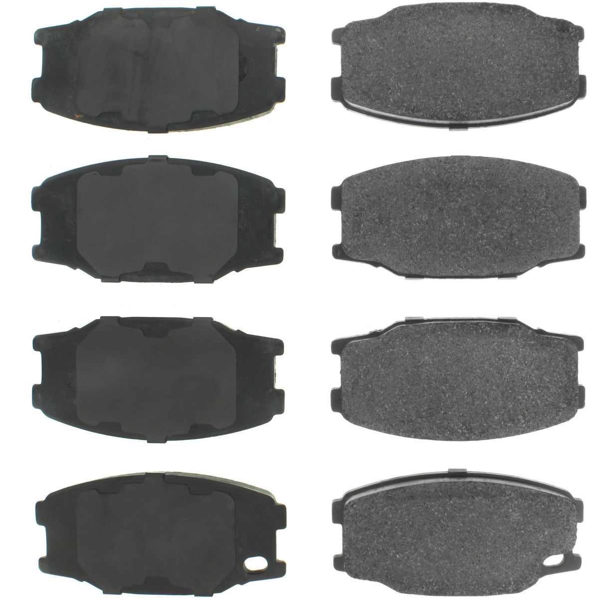 Centric Parts Disc Brake Pad Set C-Tek Semi-Metallic with Shims for 1995-2004 Mitsubishi Fuso FE 102.07340