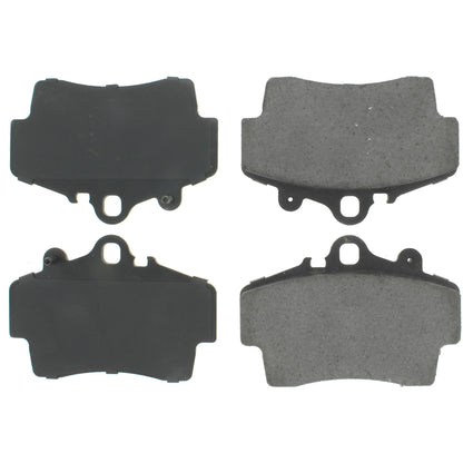 Centric Parts Disc Brake Pad Set Semi-Metallic with Shims for 1997-2008 Porsche Boxster, 2007-2008 Cayman 102.07370