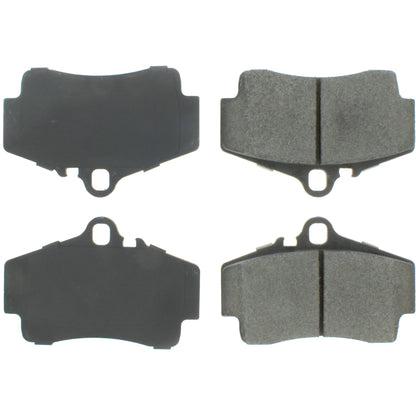 Centric Parts Disc Brake Pad Set Semi-Metallic with Shims for 2008-1999 Porsche 911 2008-1997 Boxster 2012-2010 Boxster 2008-2006 Cayman 2012-2010 102.07380