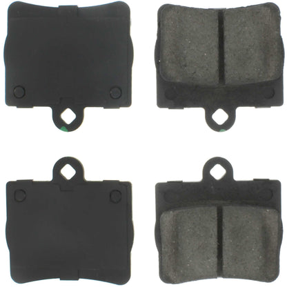 Centric Parts Disc Brake Pad Set Semi-Metallic with Shims for 1995-1996 Mercedes-Benz C220 1998-1997 C230 1995-1994 C280 102.07390