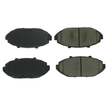 Centric Parts Disc Brake Pad Set Semi-Metallic with Shims for 1998-2002 Ford Crown Victoria Lincoln Town Car Mercury Grand Marquis 102.07480