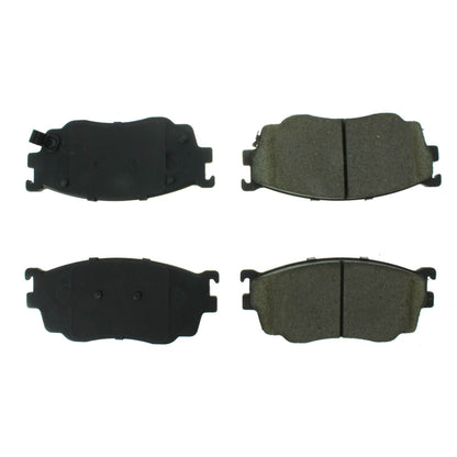 Centric Parts Disc Brake Pad Set Semi-Metallic with Shims for 1998-2003 Mazda 626 Protege 102.07550