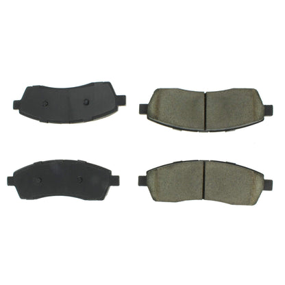 Centric Parts Disc Brake Pad Set Semi-Metallic with Shims for 2000-2005 Ford Excursion, F-250 2000-2004, F-350 1999-2004 102.07570